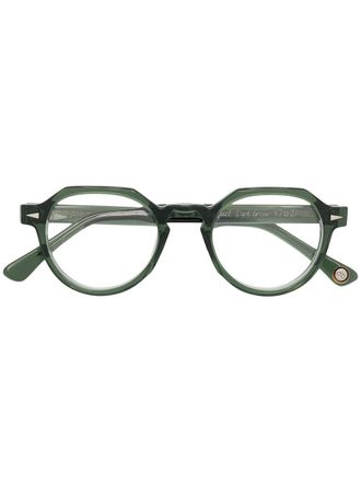 Ahlem Ruebosquet round-frame optical glasses - unisex - Acetate - 47 - Green
