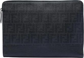 Fendi Pre-owned Clutches, female, Black, Size: ONE SIZE Pre-owned Vintage Clutch