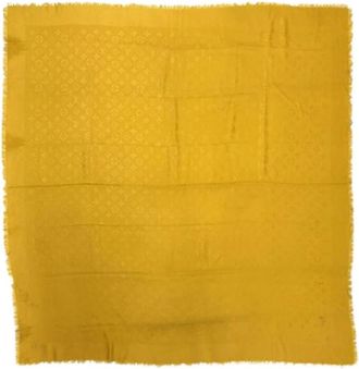 Louis Vuitton Pre-owned Stole - unisex - Vintage Accessoires - Geel - ONE Size - Vintage