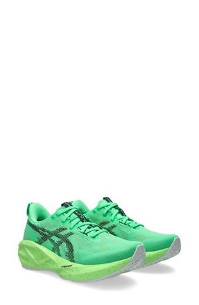 Asics NOVABLAST 5 Ekiden Running Shoe in Vital Green/Black at Nordstrom, Size 11.5