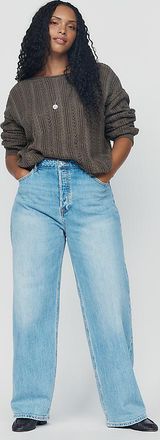 Good American Vintage High-Rise Wide-Leg Jeans