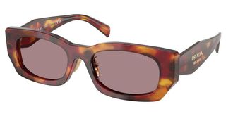 Prada PR B05SF Asian Fit 22A20I Womens Sunglasses Tortoiseshell Size 53