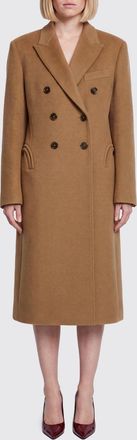 Blaz&eacute; Milano Cappotto lungo doppiopetto in pura lana di cammello