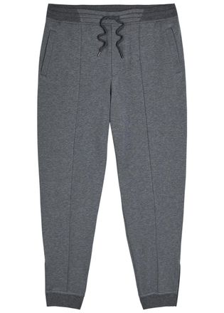 Brunello Cucinelli Tapered-leg Cotton-blend Sweatpants - Grey - XL