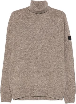 Peuterey Classic Knit Sweater With Ribbed Details