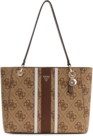 Guess Noelle II Tote - Dames - Shoppers - Bruin - ONE Size - Polyester - Tassen