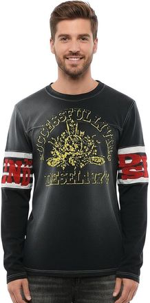 Diesel Black Crew Neck T-Shirt