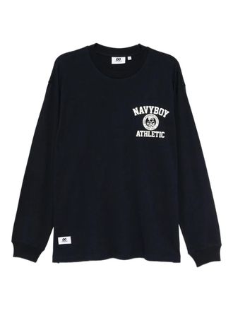 Chocoolate graphic-print T-shirt - men - Cotton - L - Blue