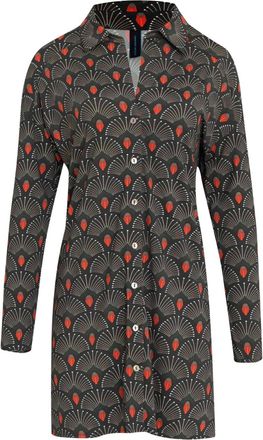 Lygia & Nanny Camicia Meline a fiori - Grigio