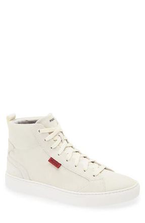 BOSS Morrie High Top Sneaker in Open White at Nordstrom Rack, Size 7Us / 6Uk