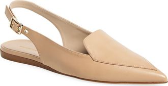 Stuart Weitzman Ryder Slingback Flat in Golden Beige at Nordstrom Rack, Size 7.5