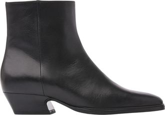 VIA VAI Keira Miller Enkellaarsjes - Dames - Cowboylaarzen - Zwart - 41 EU - Leer - Schoenen