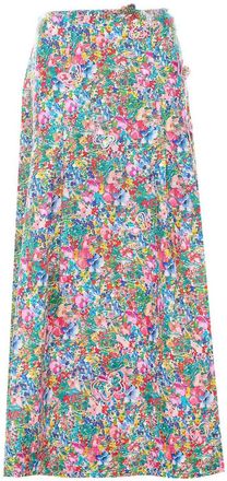 Farm Rio Multicolor Pesant Floral Skirt