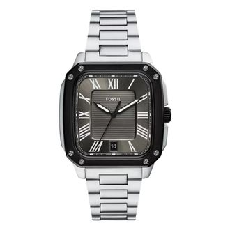 Fossil Accessoires, Heren, Grijs, ONE Size, Crosby