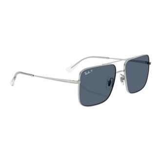 Ray-Ban Stijlvolle Unisex zonnebril met UV-bescherming - Heren - Zonnebrillen - Grijs - 56 MM - Accessoires