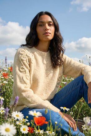 Roman Floral Cornelli Knit Jumper