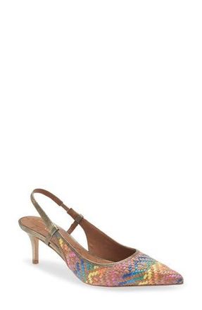 Kurt Geiger Belgravia Slingback Pump in Brown Multi at Nordstrom Rack, Size 7.5