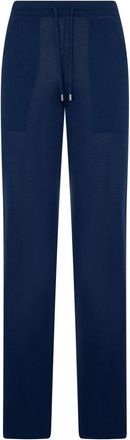 Moorer Lollie Knitted Trousers - female - Moorer - Sweatpants - Blue - XS - Trousers