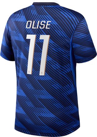 Nike Michael Olise France National Team 2026 Stadium Home Nike Mens Dri-FIT Soccer Jersey in Blue | NN203949094-FFF
