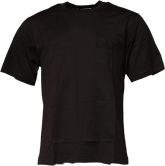 Dolce & Gabbana Bruin Logo Crew Neck T-shirt - Heren - T-shirts - Bruin - M - Katoen - Tops