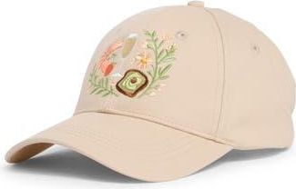 Vince Camuto Brunch Embroidered Baseball Cap in Camel at Nordstrom Rack