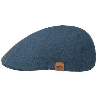 Chillouts Shelton Flat Cap Men - Ivy hat with Peak, Lining Summer Spring-Summer - L/XL (58-60 cm) Blue