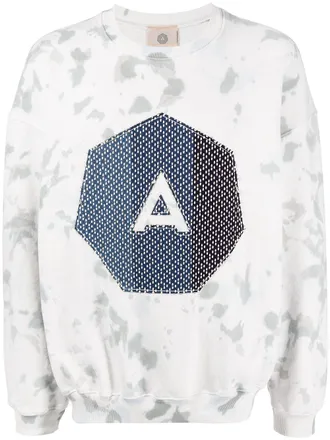 Alchemist logo crew-neck sweatshirt - men - Cotton - M - White