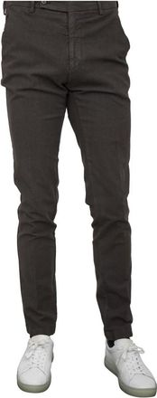 Berwick 1707 Broeken, Heren, Bruin, L, Katoen, Stijlvolle broek voor mannen