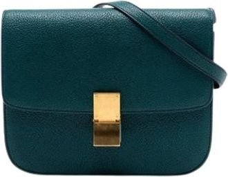 Celine Pre-owned Cross Body Bags, female, Green, Size: ONE SIZE Pre-owned Vintage Crossbody Bag