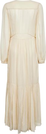 Isabel Marant Womens Ecru Muslin Briane Maxi Dress Viscose