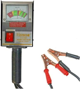Trade Shop Trade Shop - Tester Batteria Analogico 6-12 Volt Per Auto Bus Moto Barca Camion 125a 690403