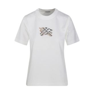 Burberry Dames, Tops, Wit, Maat: M
