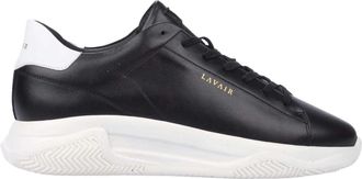 Lavair Heren Linear nappaleer sportschoenen (Zwart)
