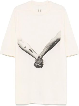 Rick Owens T-shirt Jumbo - Toni neutri