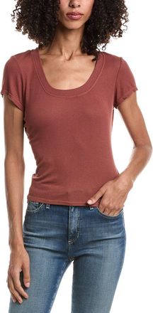 Bella Dahl Wide U-Neck Slim Fit T-Shirt