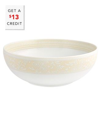 Vista Alegre Ivory Large Salad Bowl With $13 Credit