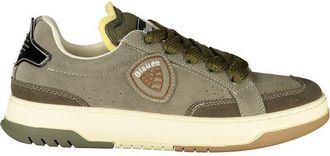 Blauer Verde Polyurethaan Heren Sneakers