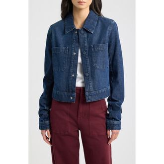 Frame Denim The Small Denim Jacket in Trade at Nordstrom, Size X-Large