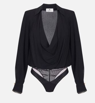 Elisabetta Franchi viscose Georgette bodysuit