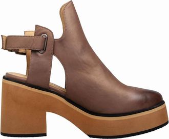Antelope Womens Iliana Block Heeled Platform Clogs In Bronze