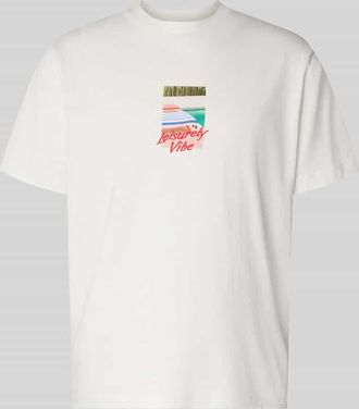 Selected Regular Fit T-Shirt aus reiner Baumwolle Modell ASPEN in Offwhite, Gr&ouml;&szlig;e XXL