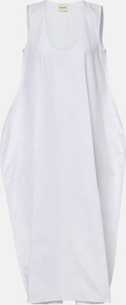 Khaite Coli cotton poplin midi dress
