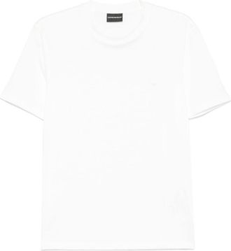 Emporio Armani White Crewneck Logo T-shirt