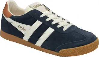 Gola Mens Elan Sneaker Shoe In Navy/off White/moody Orange