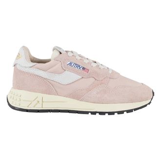 Autry Sneakers, female, Pink, Size: 11 US Pink Nylon and Suede Sneakers