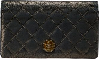 Chanel Matelasse Leather Long Wallet (Bi-Fold) (Pre-Owned)