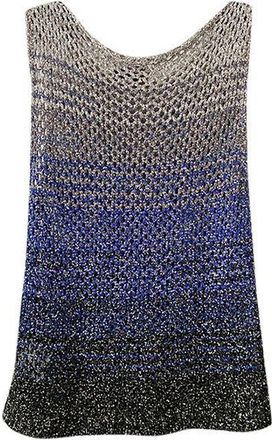 Missoni Metallic Knit Vest Size M