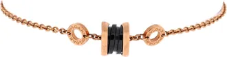 Bulgari B. Zero1 Soft Bracelet 18K Rose Gold with Ceramic