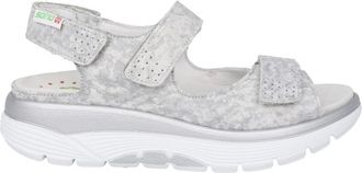 Mephisto Sandalen met brede pasvorm - Grijze mix - Dames - Sandalen - Grijs - 35 EU - Leer - Schoenen