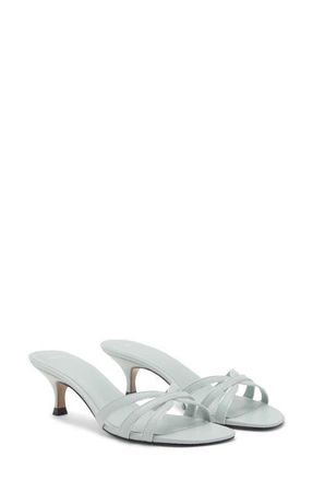 Mango Strappy Sandal in Sky Blue at Nordstrom, Size 7.5Us